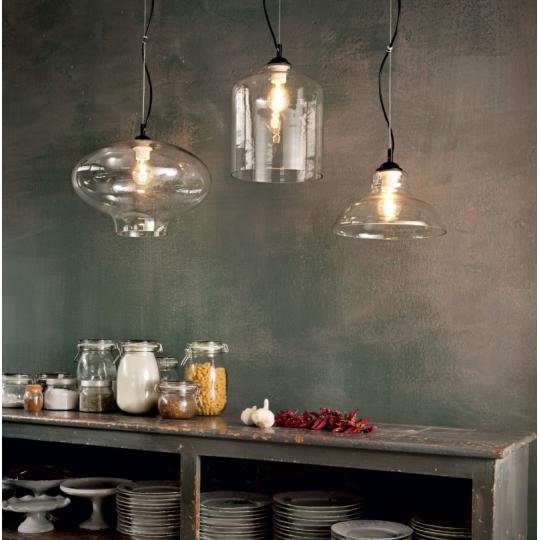 lampa fustuveg atlatszo bisztro uvegburas fuggesztek rusztikus konyhapult konyhasziget vilagitas haloszoba folyoso iroda.jpg